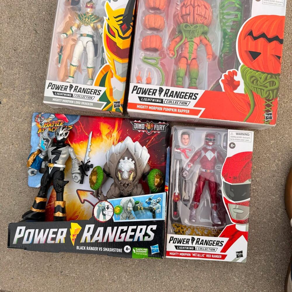Power Rangers Lightning Collection Figure Lot Lord Drakkon Red Ranger NIB - Picture 3 of 5